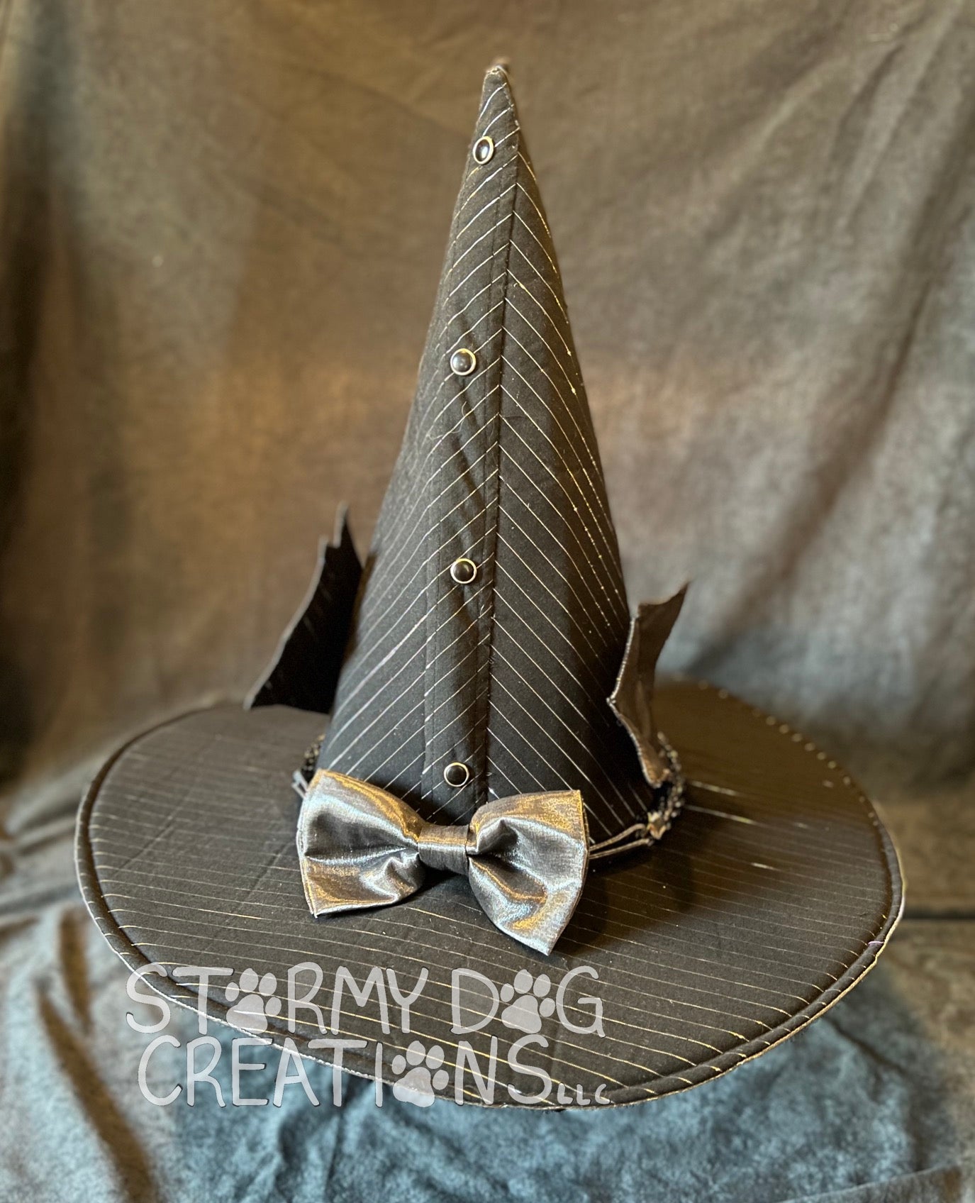 Black Batwing Witch Hat